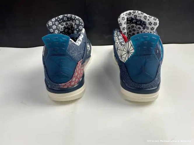 Official Maikesneakers 4 Sashiko Retro SE CW0898-400 Jordan Air 0529